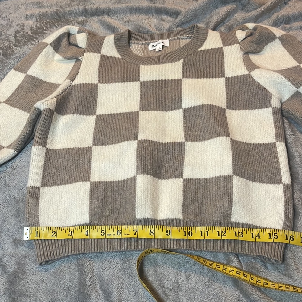 &Merci Ribbed Sweater Large - Picture 6 of 7